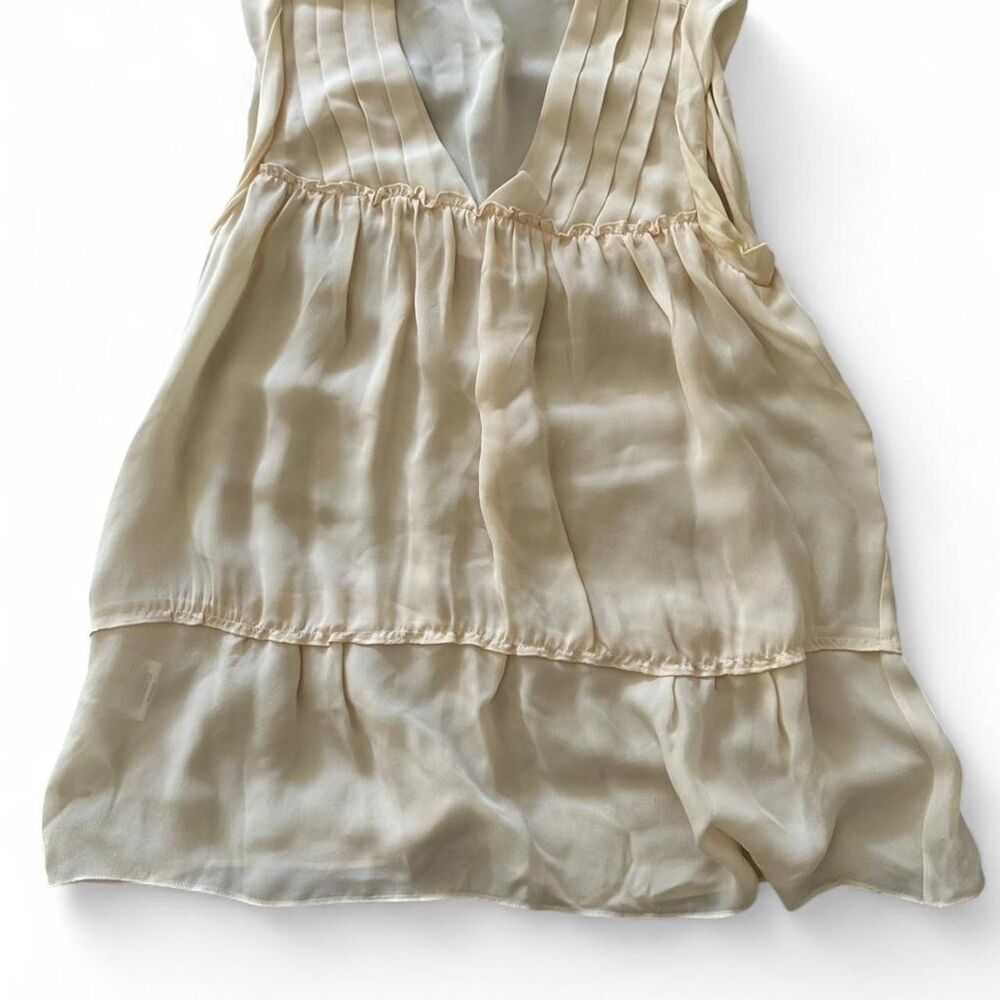 Bcbgmaxazria Women's Cream Blouse XS